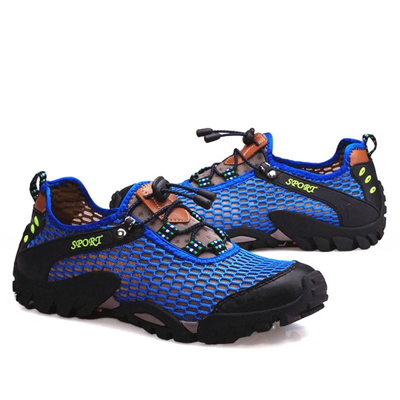 Män Mesh Anti Collision Toe Vandring Klättring Outdoor Athletic Skor