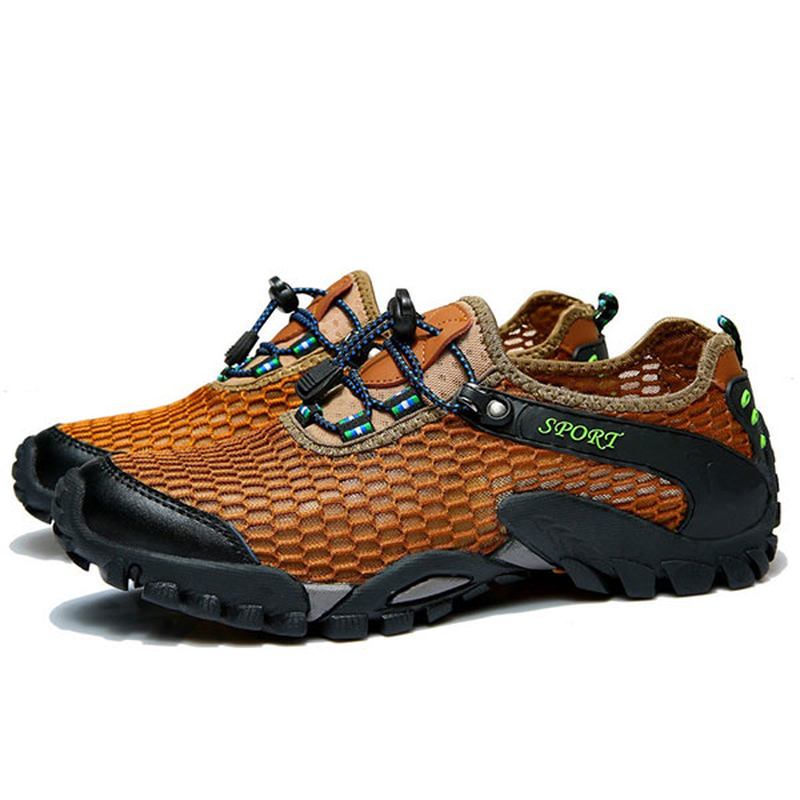 Män Mesh Anti Collision Toe Vandring Klättring Outdoor Athletic Skor