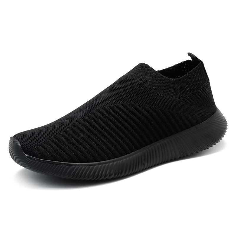 Stora Kvinnor Mesh Outdoor Slip On Sneakers