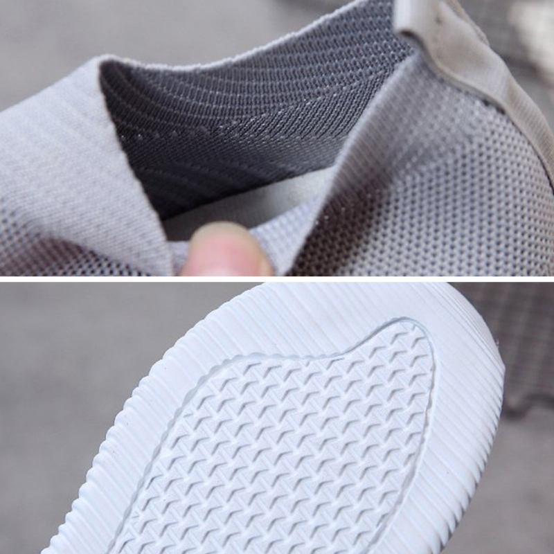 Stora Kvinnor Mesh Outdoor Slip On Sneakers