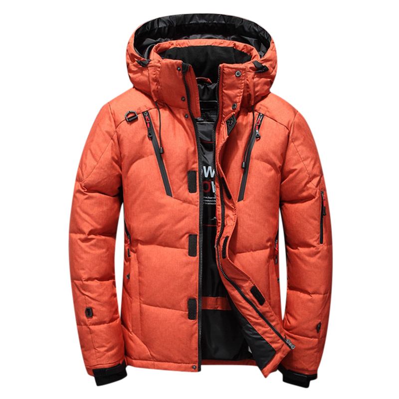 Herr Winter Outdoor Tjock Varmdun Jacka Isolerad Parka