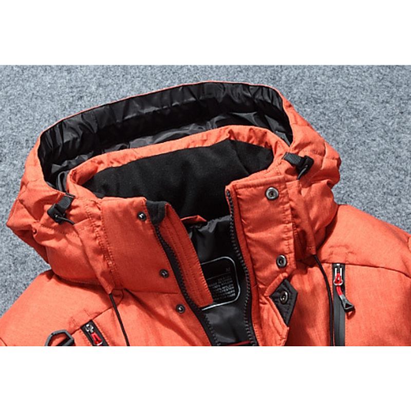 Herr Winter Outdoor Tjock Varmdun Jacka Isolerad Parka