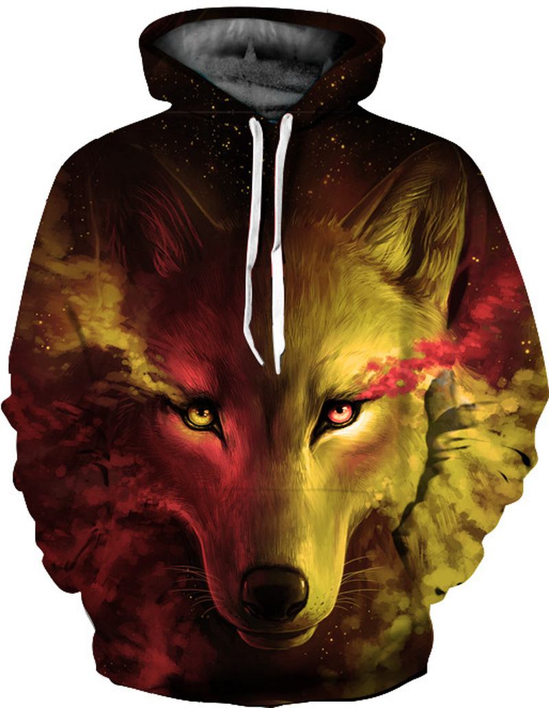 3d Digital Med Tryck Hoodie Herr Hoodie Herrtröja