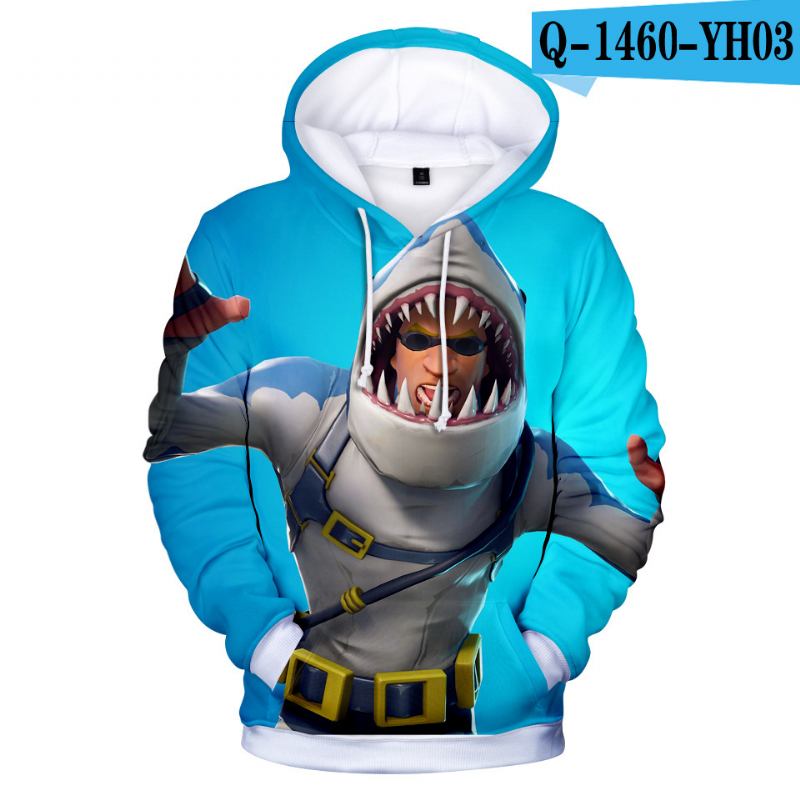 3d Digital Med Tryck Och Fleece Hoodie Man