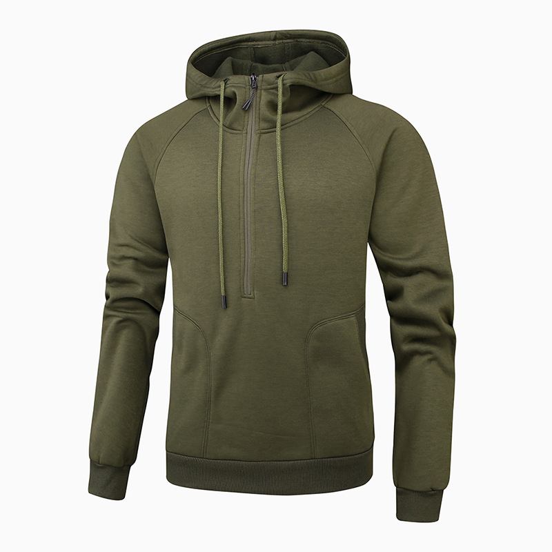 Camouflage Hoodie Lös Färgmatchning