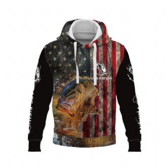 Carp Fishing Hoodie Djurjakt 3d-utskrift