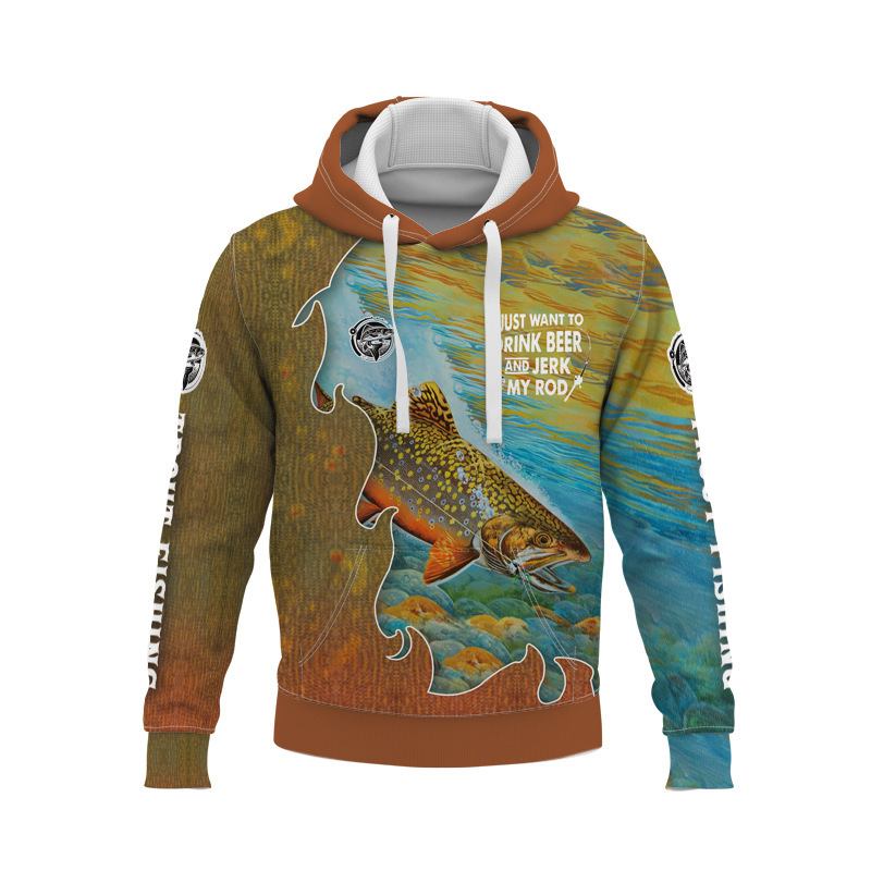 Carp Fishing Hoodie Djurjakt 3d-utskrift