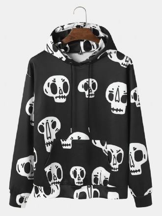 Herr Sketelon Cartoon Dragsko Casual Hoodies