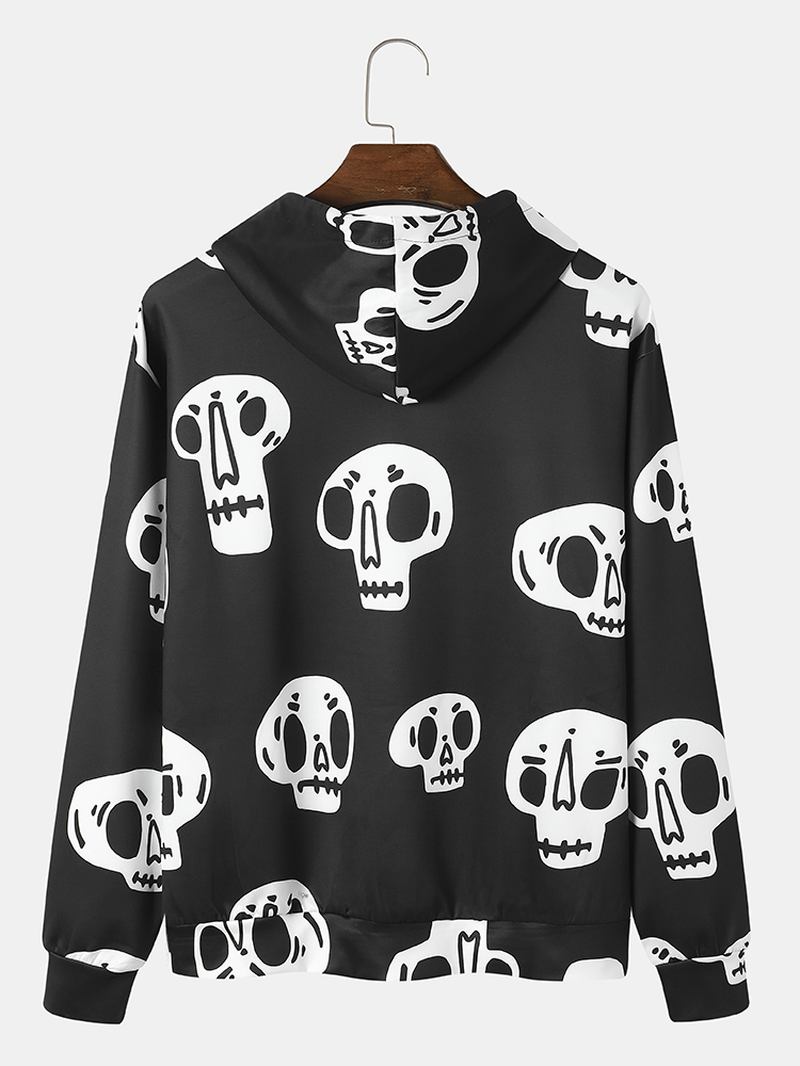 Herr Sketelon Cartoon Dragsko Casual Hoodies