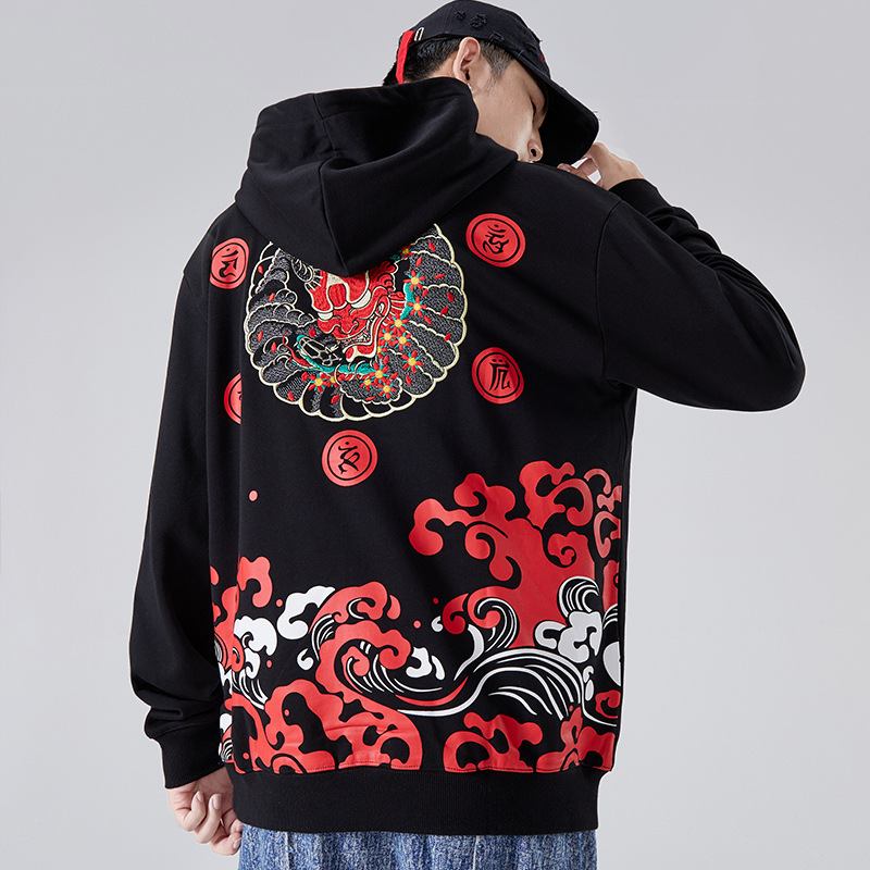 Hip-hop Loose Plus Size Pullover Hoodie Tröja