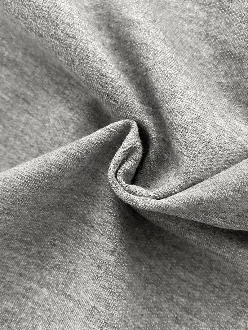 Kvinnor Julbrevtryck O-hals Drop Shoulder Lös Pullover Sweatshirts