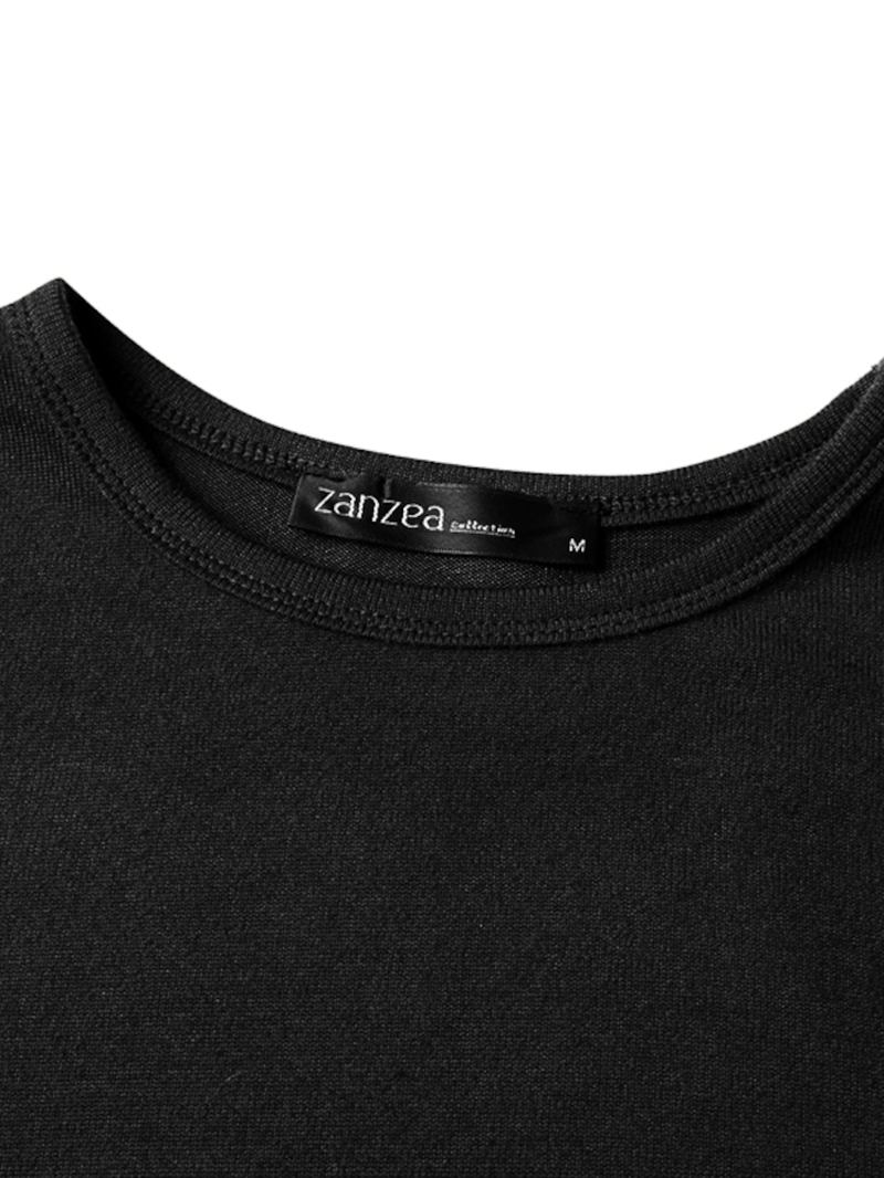 Kvinnor Sida Split Solid O-neck Retro Långärmad Pullover Sweatshirt