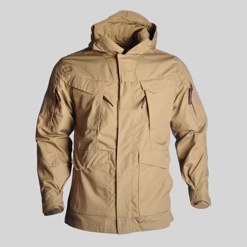 Tactical Windbreaker Mellanlång Herrjacka Vattentät