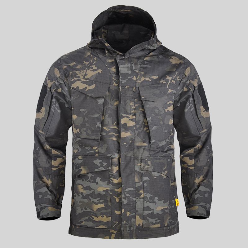 Tactical Windbreaker Mellanlång Herrjacka Vattentät