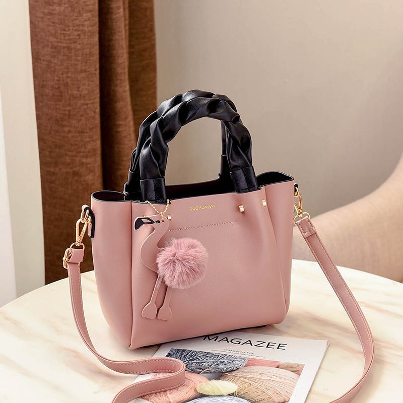 Dammode Handväska Crossbody Bag Axelväska Flamingo Pendant Toe