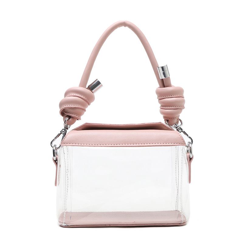 Dammode Pvc Transparent Crossbody Bag Axelväska