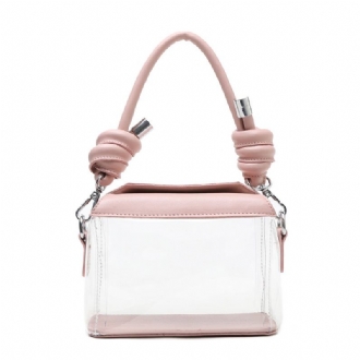 Dammode Pvc Transparent Crossbody Bag Axelväska