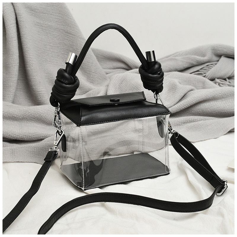 Dammode Pvc Transparent Crossbody Bag Axelväska