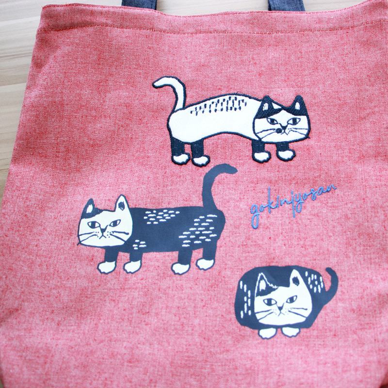 Kvinnor Casual Katt Pattern Handväska Tote Bag För Shopping