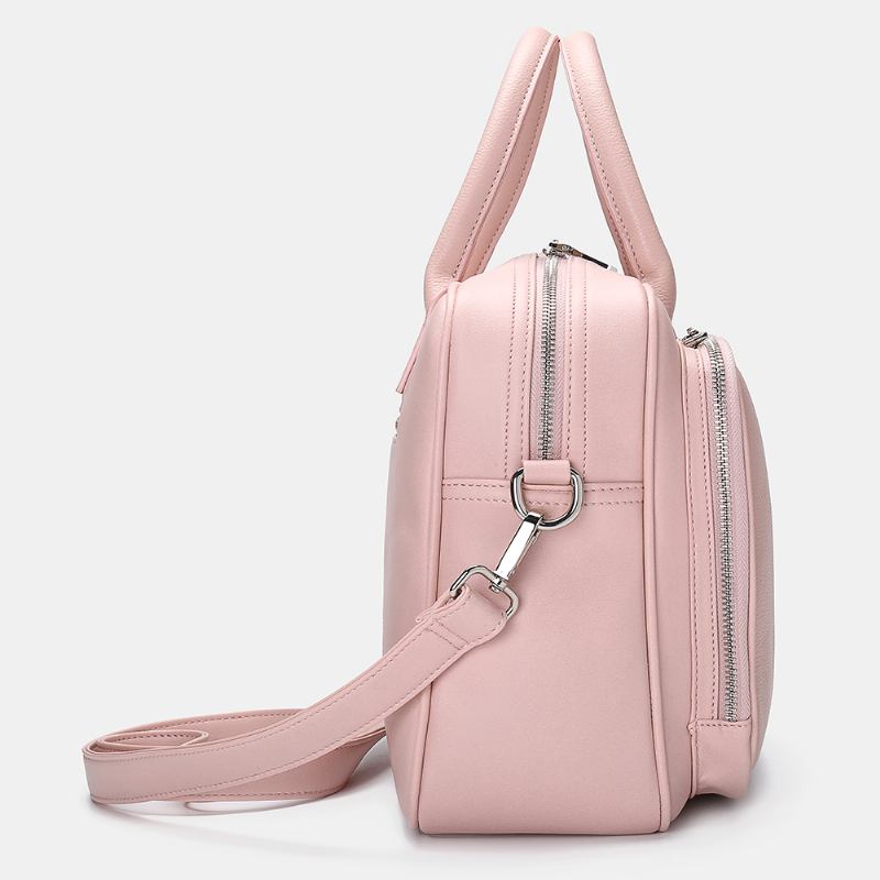 Kvinnor Designer Randig Laptopväska Crossbody Bag Handväska