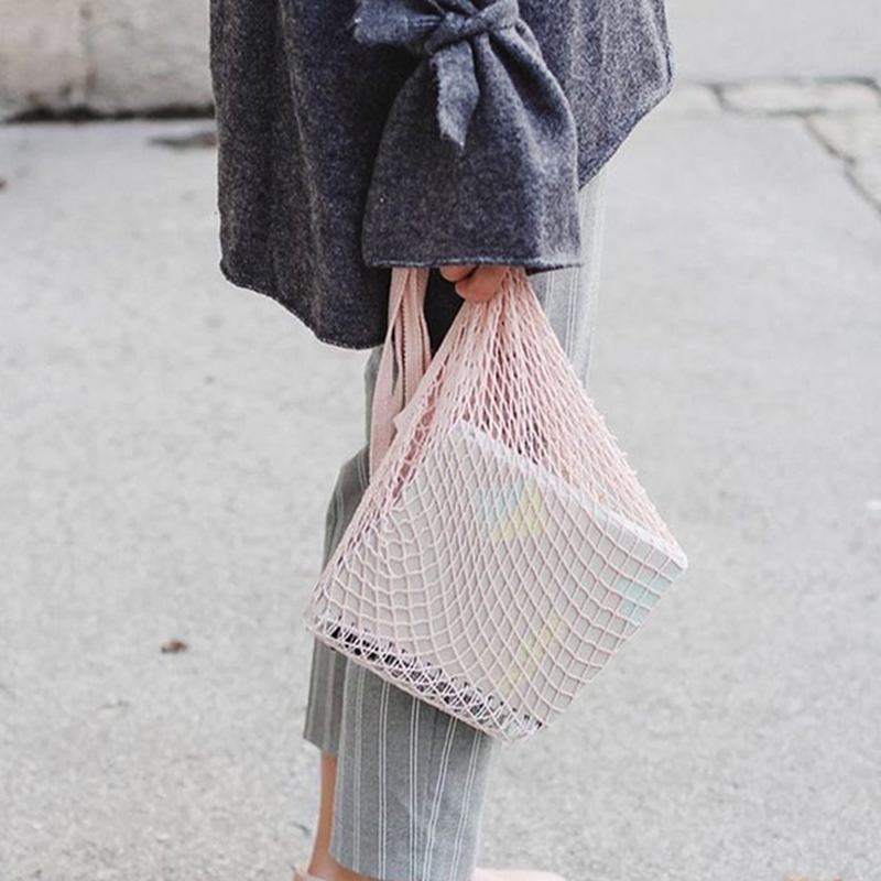 Mode Shopping Beach Net Bag Tote Bag