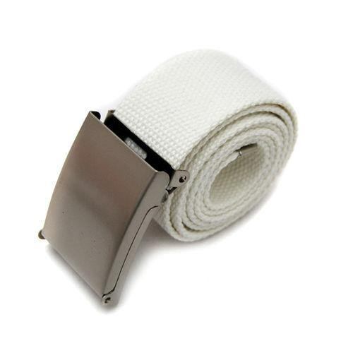 Män Pojke Unisex Canvas Metal Spänne Vanligt Webbing Business Casual Bältesrem