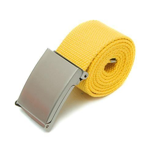 Män Pojke Unisex Canvas Metal Spänne Vanligt Webbing Business Casual Bältesrem