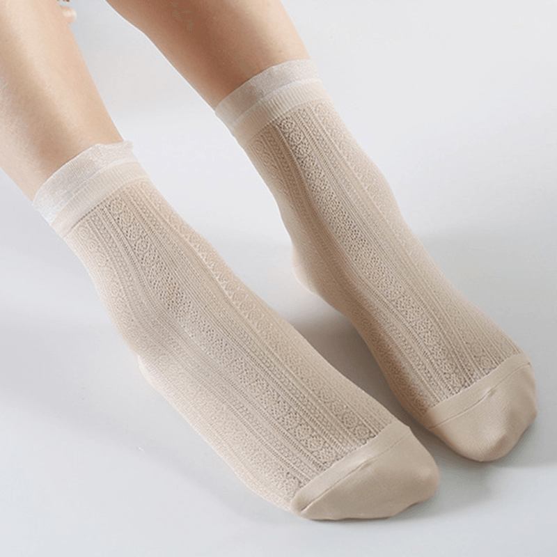 Andningsbar Low Cut Sock Ultra-tunn Mesh Båtstrumpor