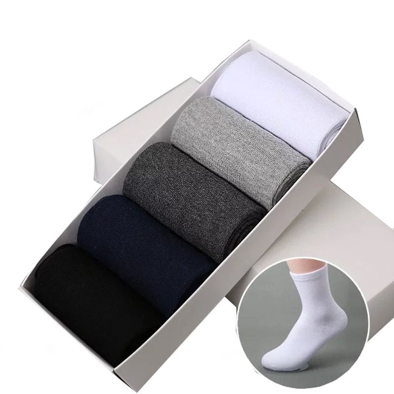 Business Strumpor Andas Athletic Cotton Crew Socks