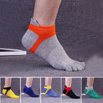 Five Toes Strumpor Sport Outdoor Anklet Deodorant Anti-bakteriell Tjock Bekväma Casual Strumpor