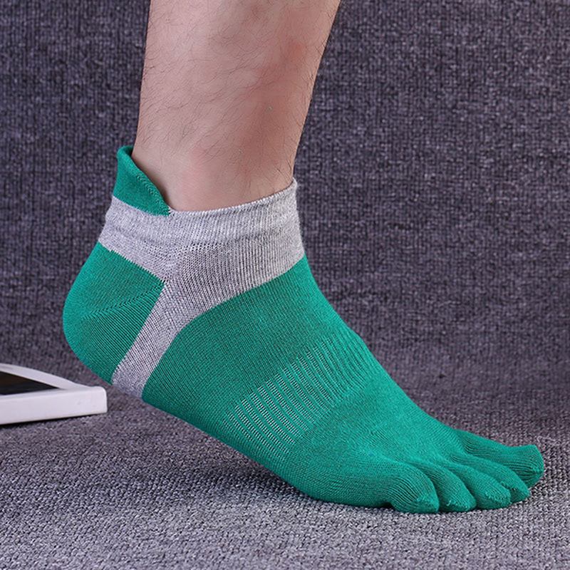 Five Toes Strumpor Sport Outdoor Anklet Deodorant Anti-bakteriell Tjock Bekväma Casual Strumpor