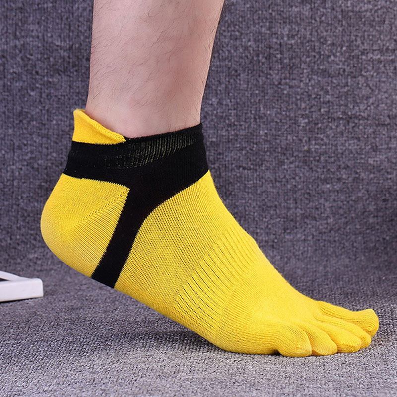 Five Toes Strumpor Sport Outdoor Anklet Deodorant Anti-bakteriell Tjock Bekväma Casual Strumpor