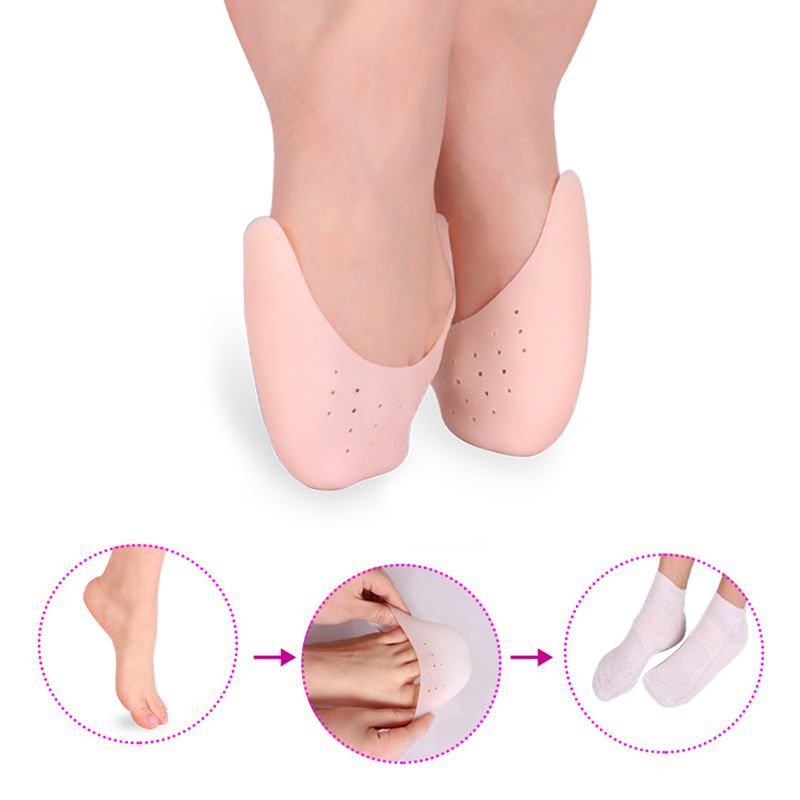 Silikon Balett Tåskydd Sleeve Toe Set Shoes Cover