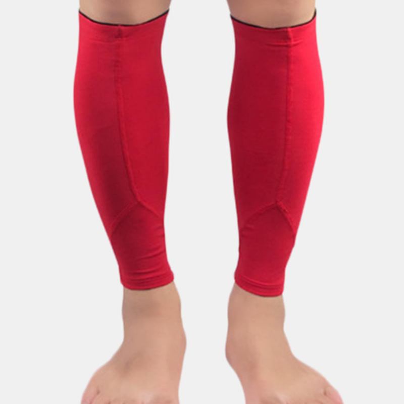 Sport Knäskydd Stickade Andas Silikon Compression Leggings Strumpa Kompressionsstrumpor