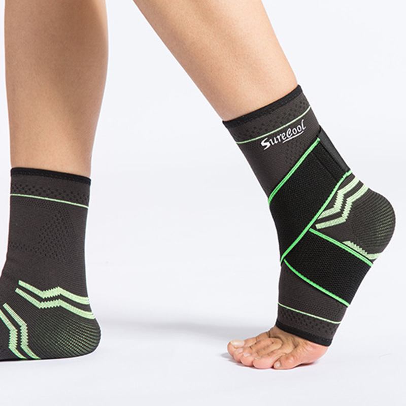 Unisex Elastiskt Bandage Kompressionsstickning Sportskydd