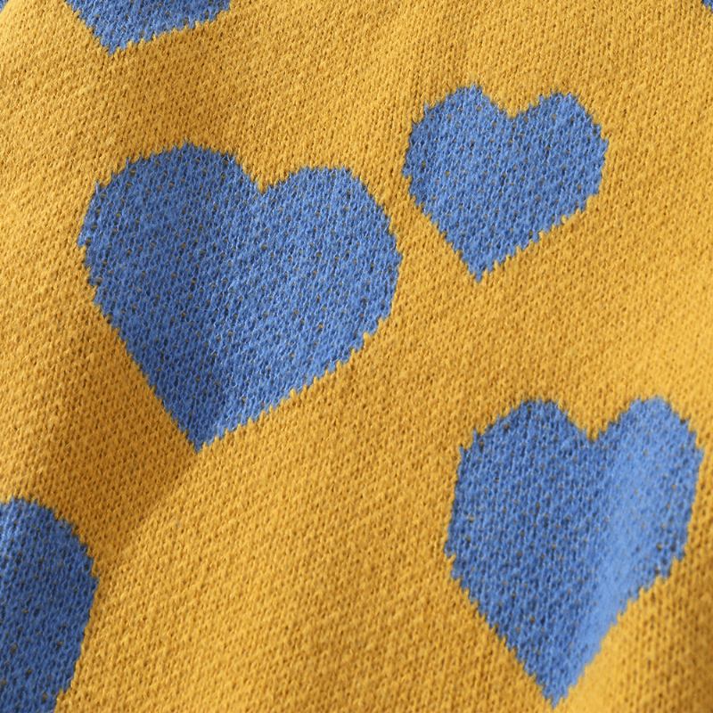 Heart Full Jacquard Tröja Herr