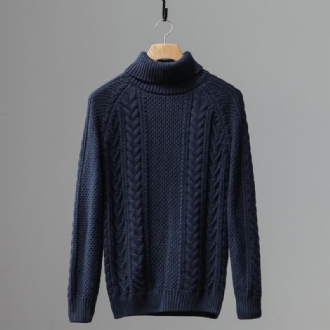 Ren Färg Classic Twist Casual Sweater Winter