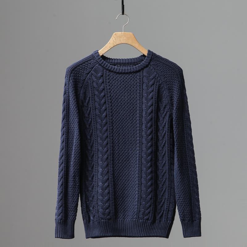 Ren Färg Classic Twist Casual Sweater Winter