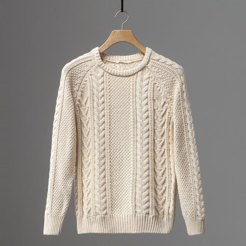 Ren Färg Classic Twist Casual Sweater Winter