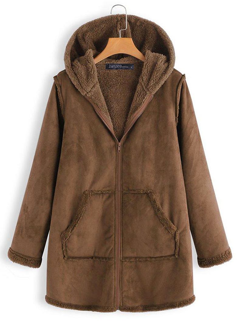 Casual Thicken Solid Coats