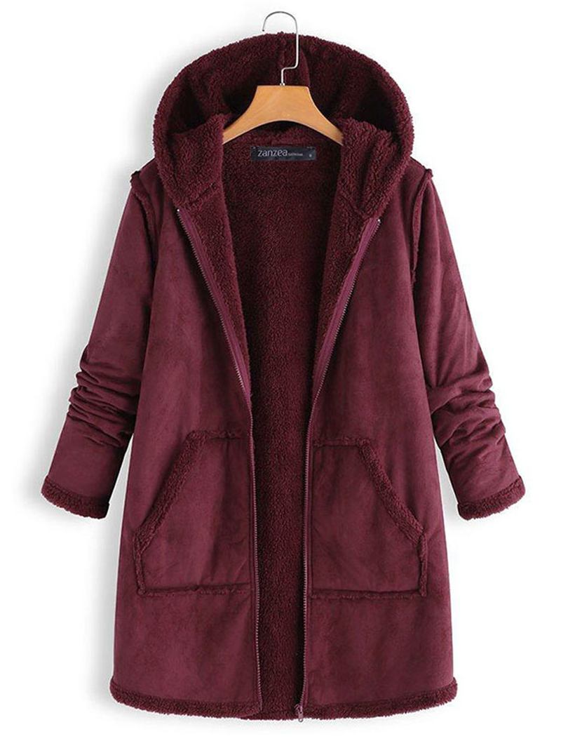 Casual Thicken Solid Coats