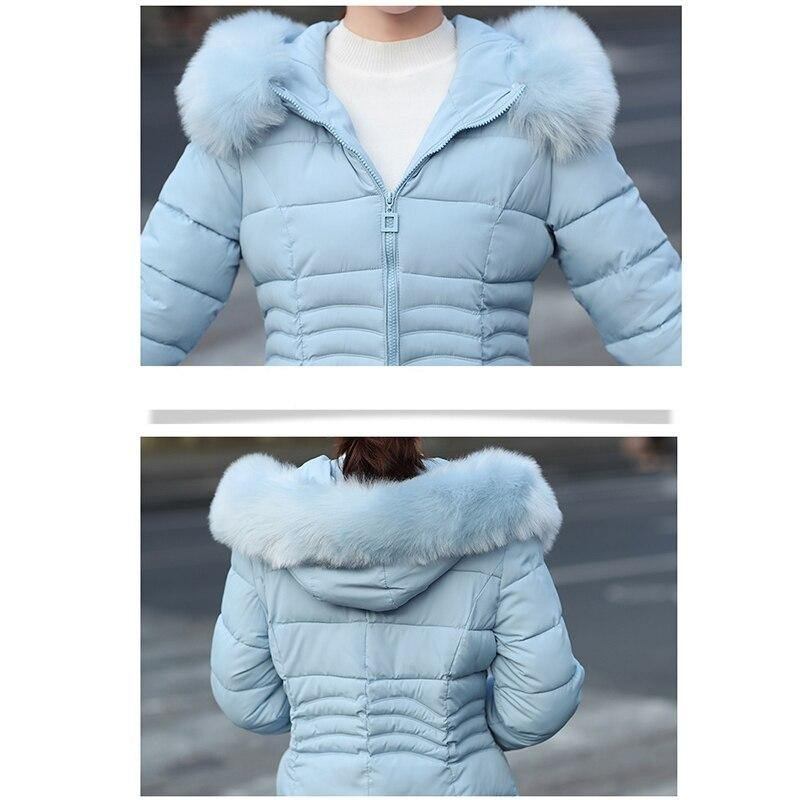 Faux Fur Parkas Kvinnor Dunjacka Vinterjacka Kvinnor Tjock Snö Bär Vinterjacka Damkläder Damjackor Parkas