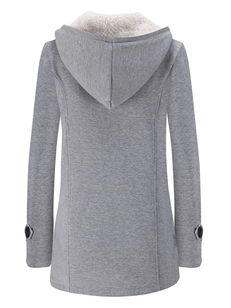 Kvinnor Vinter Tjock Hooded Långärmad Casual Coats