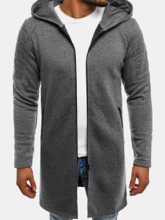 Randiga Byxor Med Luva För Män Casual Gentleman Cardigan Windbreaker-rockar