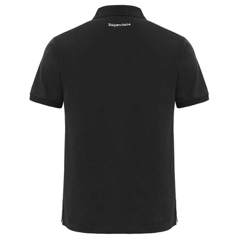 Herr Summer Plus Size Ren Färg Golf Shirt Turn-down Krage Lösa Kortärmade Toppar