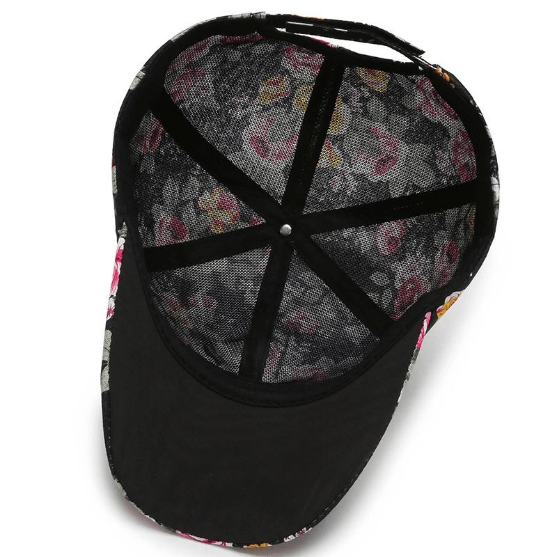 All-match Cotton Sunshade Liten Blommig Baseballkeps