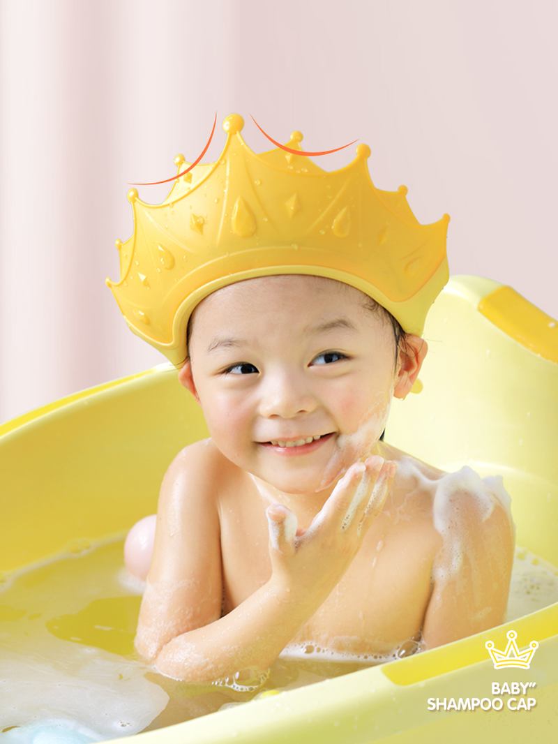 Baby Shower Bath Kid Schampo Hat