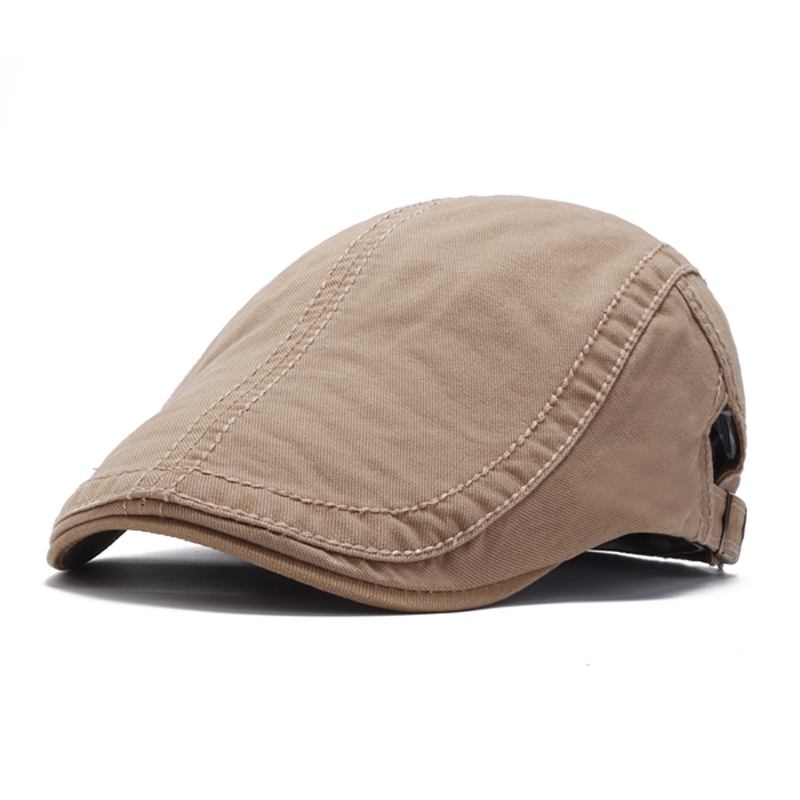 Bomull Justerbar Målare Basker Kepsar Retro Outdoor Peaked Forward Hatt