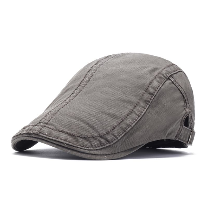 Bomull Justerbar Målare Basker Kepsar Retro Outdoor Peaked Forward Hatt