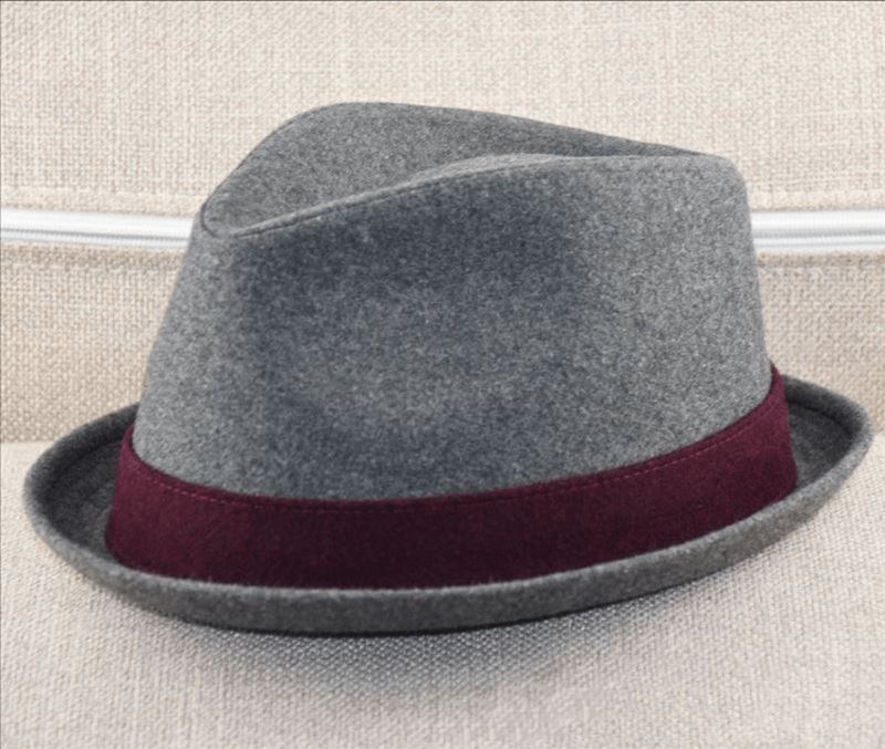 Brittisk Stil Höst- Och Vinterjazzhatt